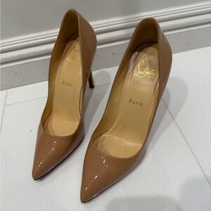 Christian Louboutin Nude Patent Leather Heels